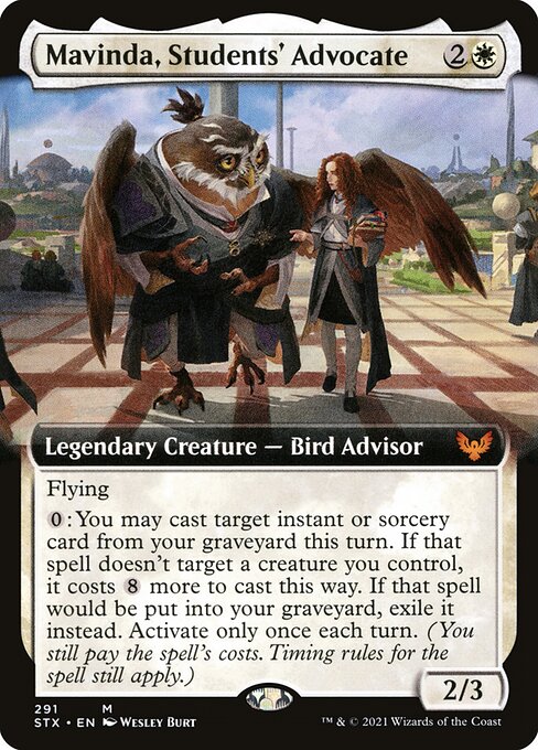 Mavinda, Students' Advocate (291) [Strixhaven: School of Mages] [Extended Art]