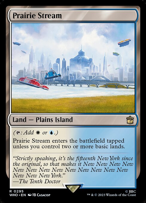 Prairie Stream (295) [Doctor Who]