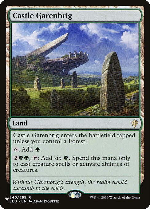 Castle Garenbrig (ELD-240) [The List]