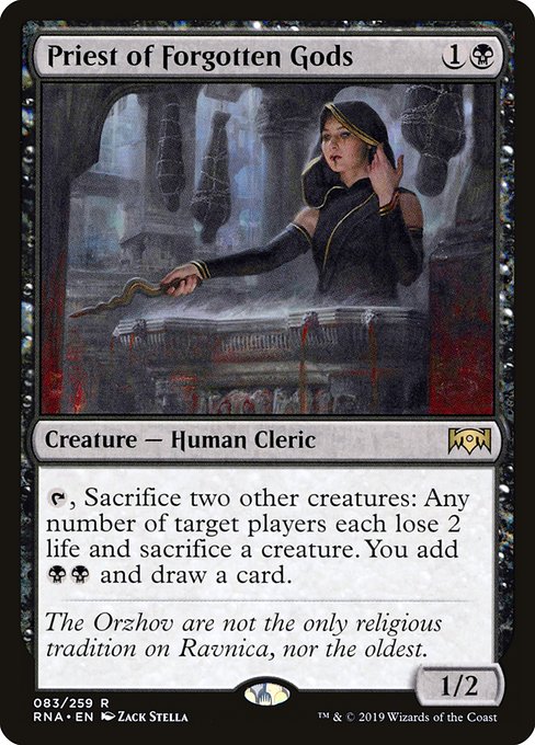 Priest of Forgotten Gods (83) [Ravnica Allegiance]