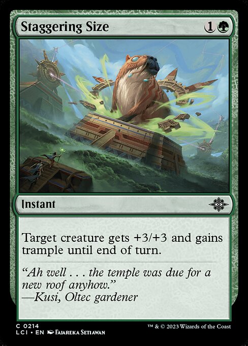 Staggering Size (214) [The Lost Caverns of Ixalan]