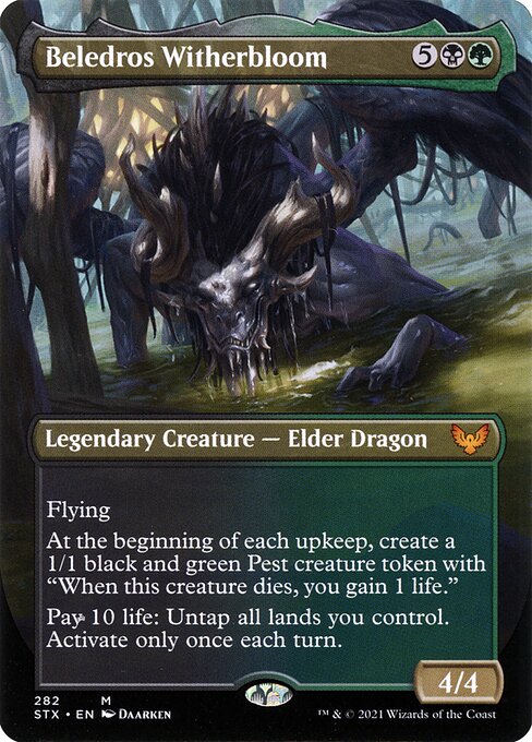 Beledros Witherbloom (282) [Strixhaven: School of Mages] [Borderless]