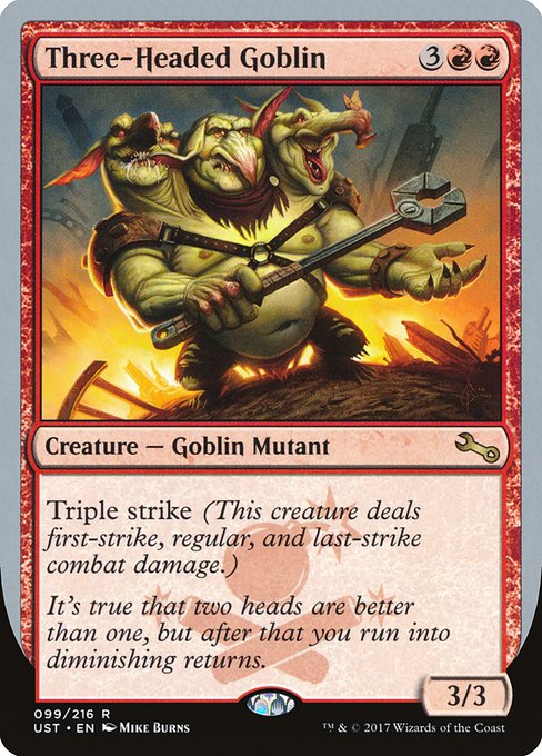 Three-Headed Goblin (99) [Unstable]