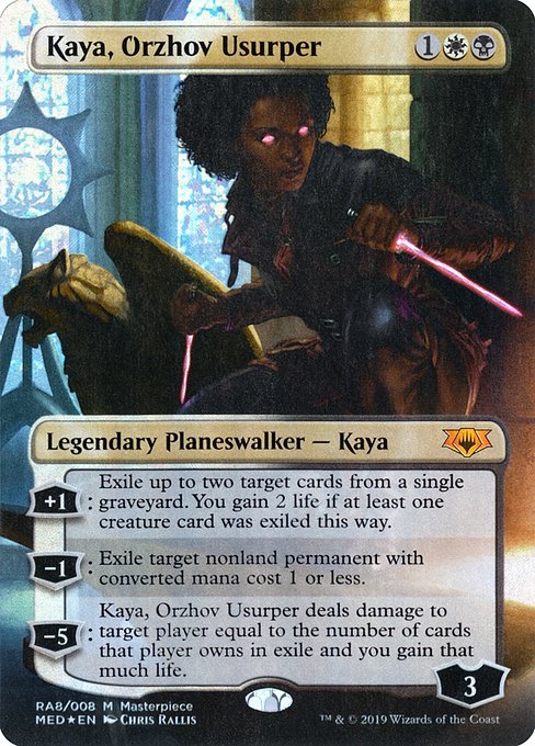 Kaya, Orzhov Usurper (RA8) [Mythic Edition] [Borderless]