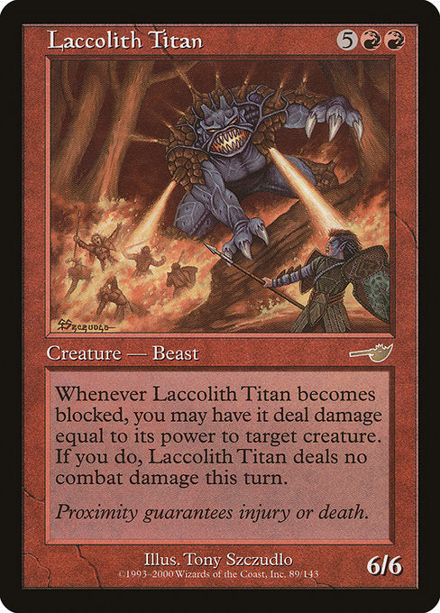 Laccolith Titan (89) [Nemesis]