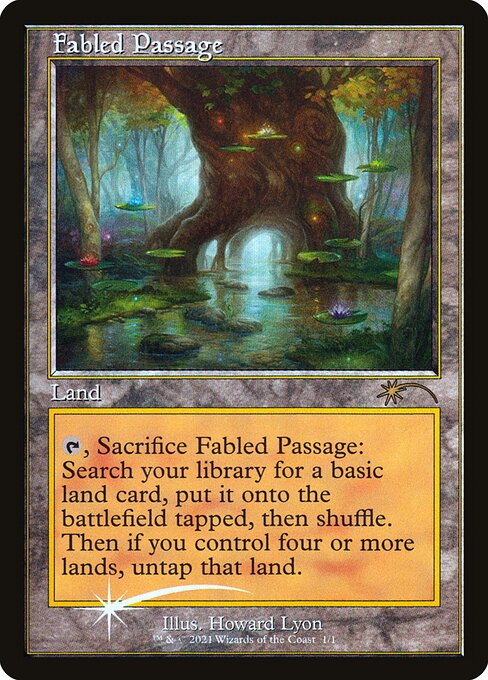 Fabled Passage (4) [Wizards Play Network 2021]