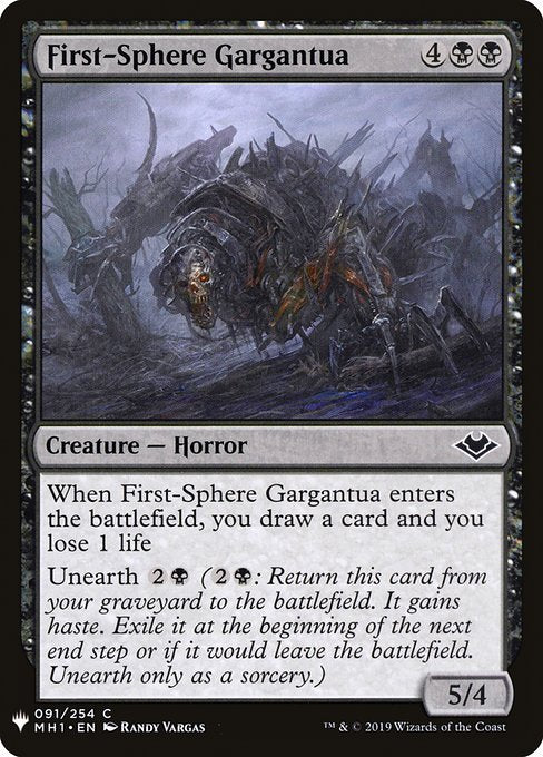First-Sphere Gargantua (MH1-91) [The List]