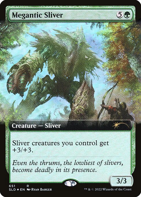 Megantic Sliver (651) [Secret Lair Drop] [Extended Art]