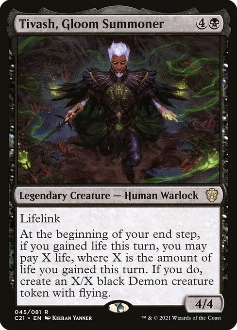 Tivash, Gloom Summoner (45) [Commander 2021]