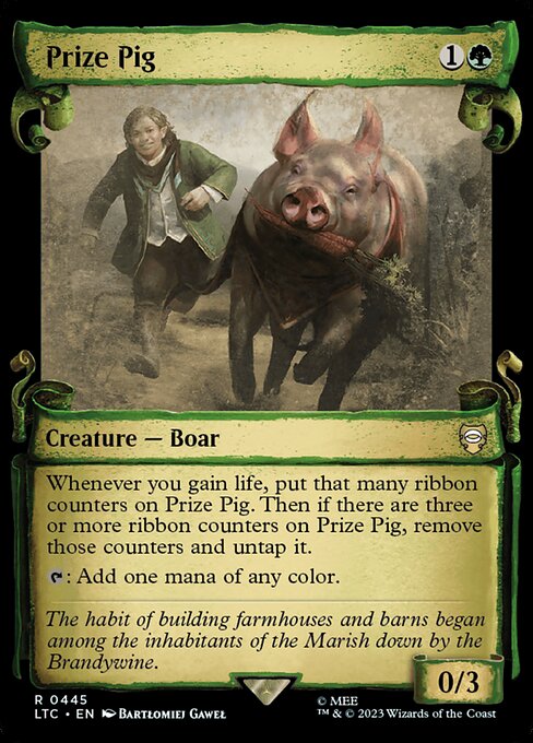 Prize Pig (445) [Tales of Middle-earth Commander] [Showcase]