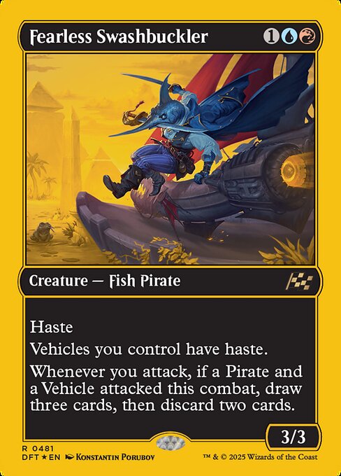Fearless Swashbuckler (481) [Aetherdrift]
