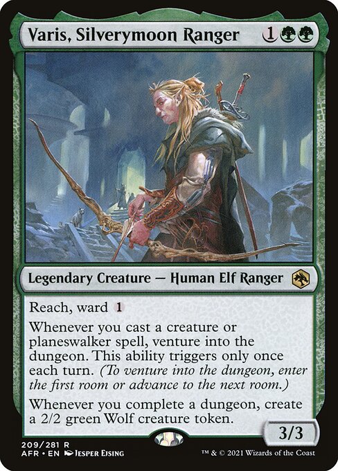 Varis, Silverymoon Ranger (209) [Adventures in the Forgotten Realms]