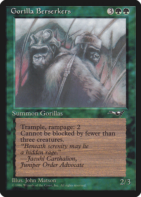 Gorilla Berserkers (93b) [Alliances]