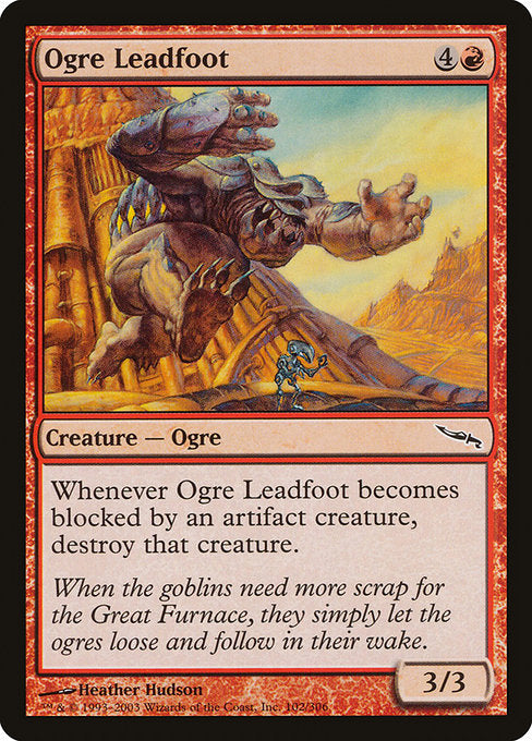Ogre Leadfoot (102) [Mirrodin]