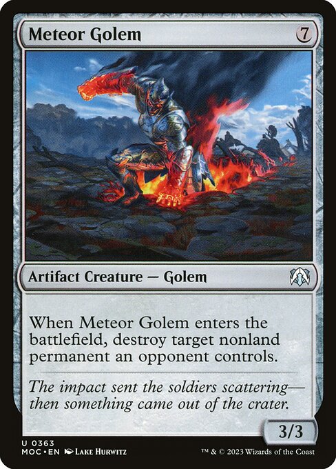 Meteor Golem (363) [March of the Machine Commander]