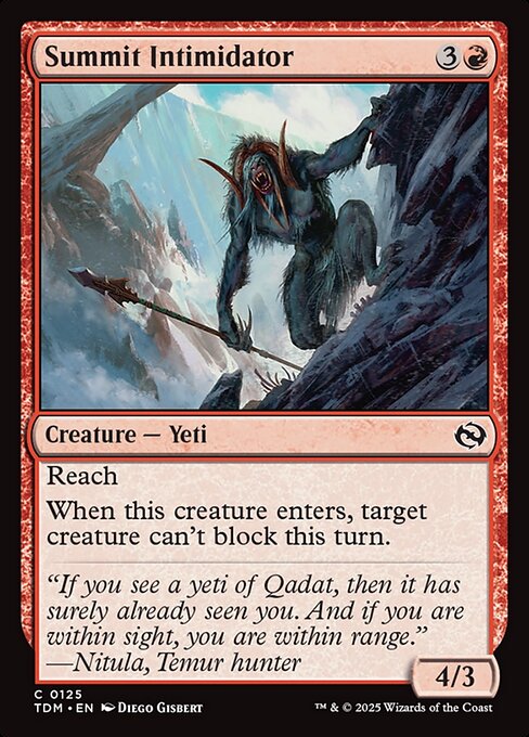 Summit Intimidator (125) [Tarkir: Dragonstorm]