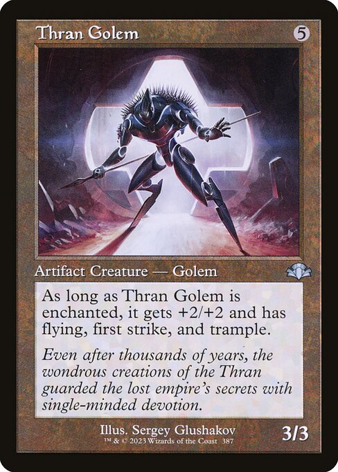 Thran Golem (387) [Dominaria Remastered]