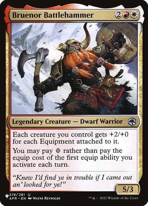 Bruenor Battlehammer (AFR-219) [The List]