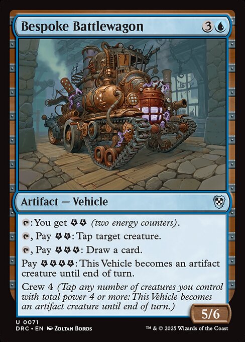 Bespoke Battlewagon (71) [Aetherdrift Commander]