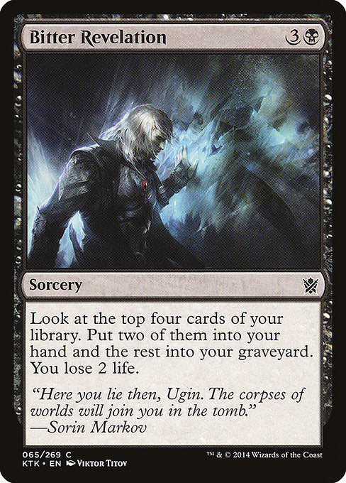 Bitter Revelation (65) [Khans of Tarkir]