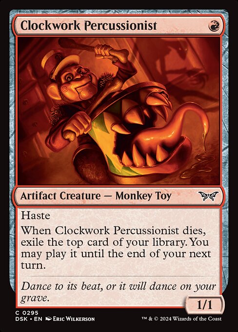 Clockwork Percussionist (295) [Duskmourn: House of Horror]