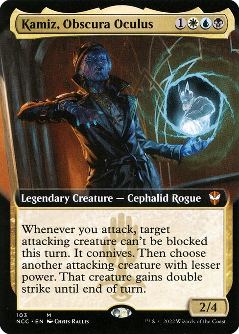 Kamiz, Obscura Oculus (103) [New Capenna Commander] [Extended Art]