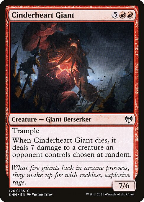 Cinderheart Giant (126) [Kaldheim]