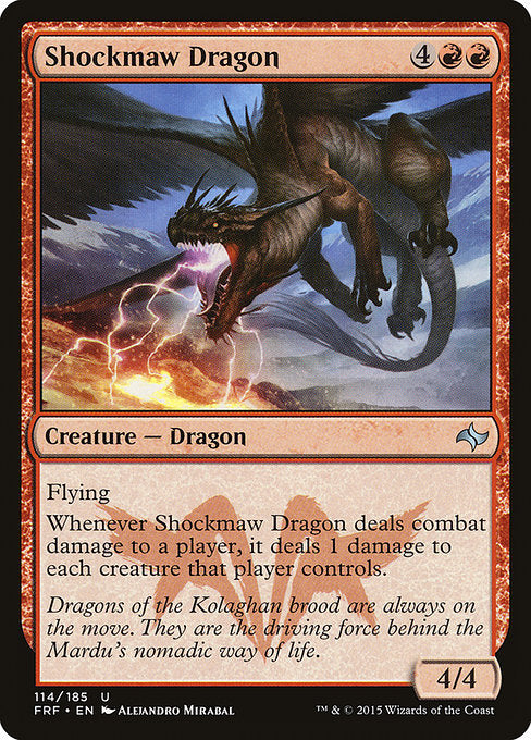 Shockmaw Dragon (114) [Fate Reforged]