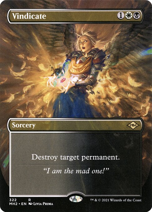Vindicate (322) [Modern Horizons 2] [Borderless]