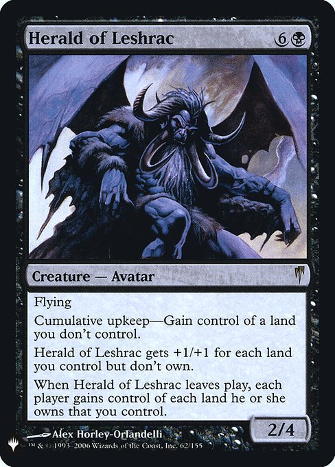 Herald of Leshrac (CSP-62) [The List]