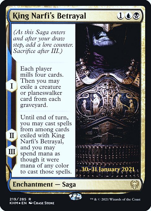 King Narfi's Betrayal (219s) [Kaldheim Promos]