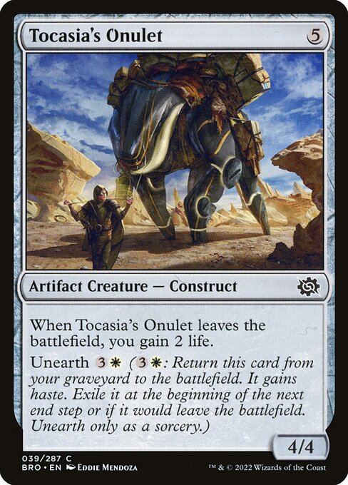 Tocasia's Onulet (39) [The Brothers' War]