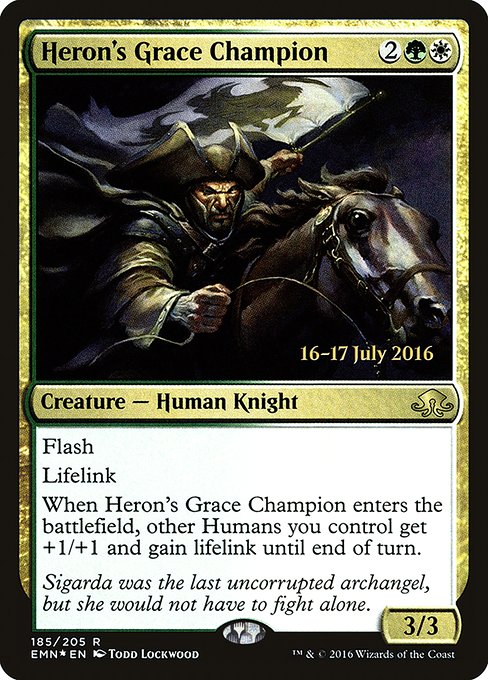Heron's Grace Champion (185s) [Eldritch Moon Promos]