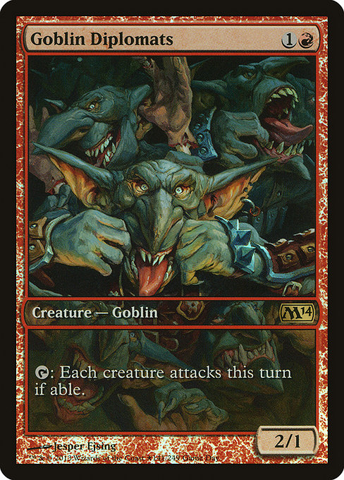 Goblin Diplomats (141★) [Magic 2014 Promos]