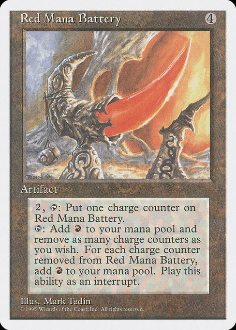 Red Mana Battery (343) [Fourth Edition]