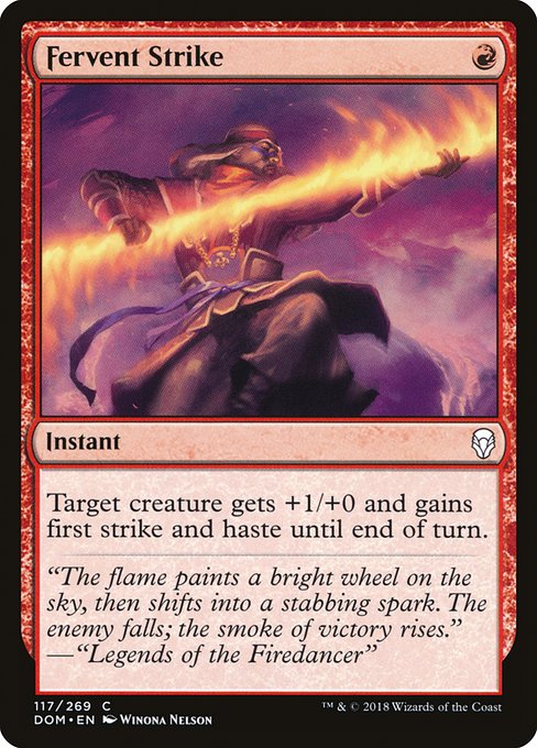 Fervent Strike (117) [Dominaria]