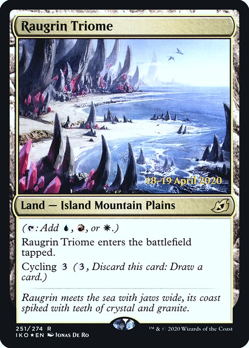 Raugrin Triome (251s) [Ikoria: Lair of Behemoths Promos]