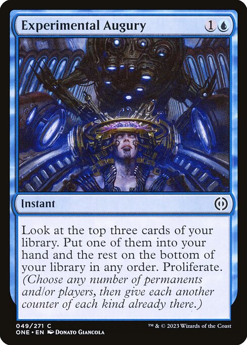 Experimental Augury (49) [Phyrexia: All Will Be One]
