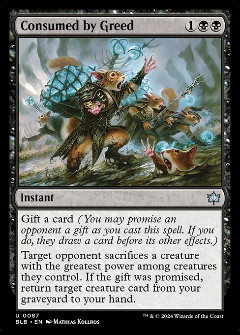 Consumed by Greed (87) [Bloomburrow]
