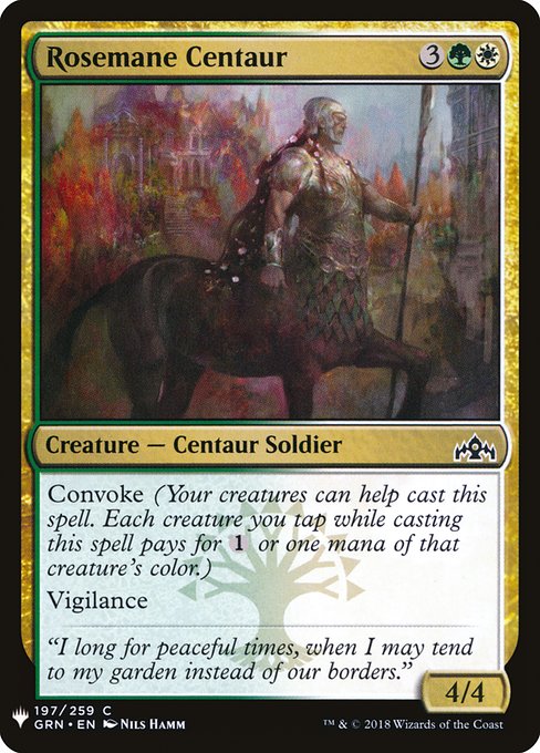 Rosemane Centaur (GRN-197) [The List]