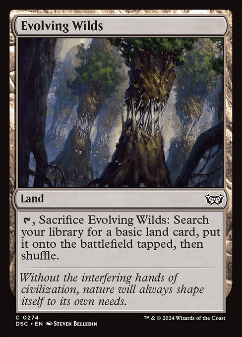 Evolving Wilds (274) [Duskmourn: House of Horror Commander]