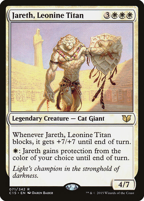 Jareth, Leonine Titan (71) [Commander 2015]