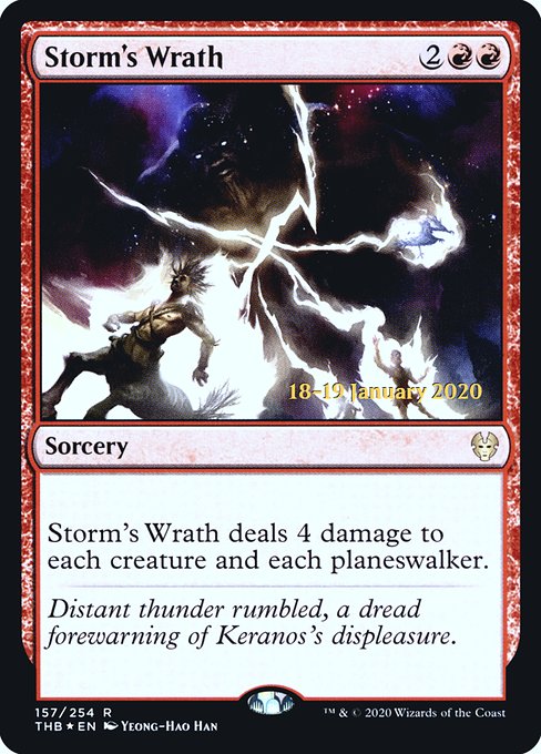 Storm's Wrath (157s) [Theros Beyond Death Promos]