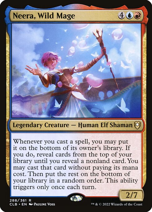 Neera, Wild Mage (288) [Commander Legends: Battle for Baldur's Gate]