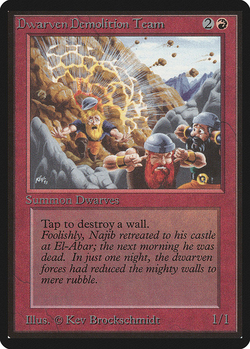 Dwarven Demolition Team (143) [Limited Edition Beta]