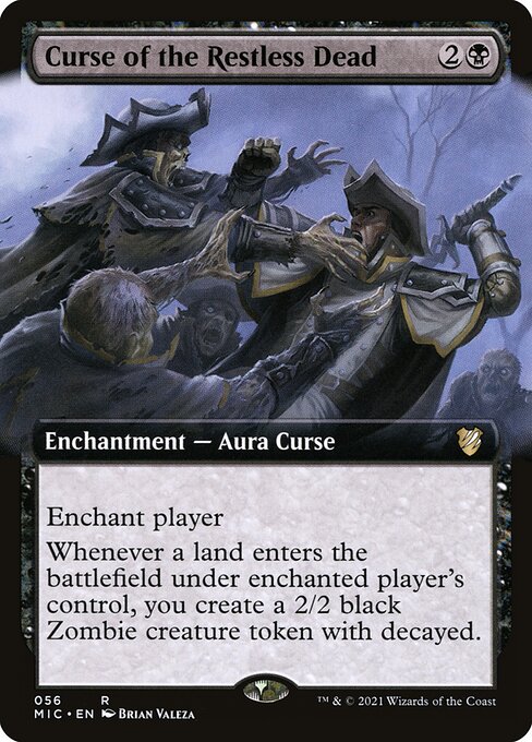 Curse of the Restless Dead (56) [Midnight Hunt Commander] [Extended Art]