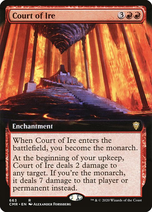 Court of Ire (663) [Commander Legends] [Extended Art]