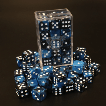 Die Hard Vanguard Nocturne &amp; Azure 30D6 14mm Dice Pack image 0