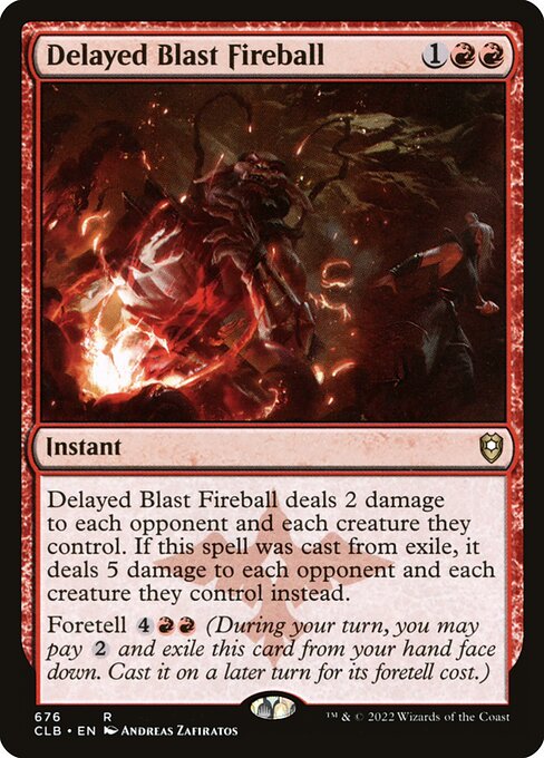 Delayed Blast Fireball (676) [Commander Legends: Battle for Baldur's Gate]
