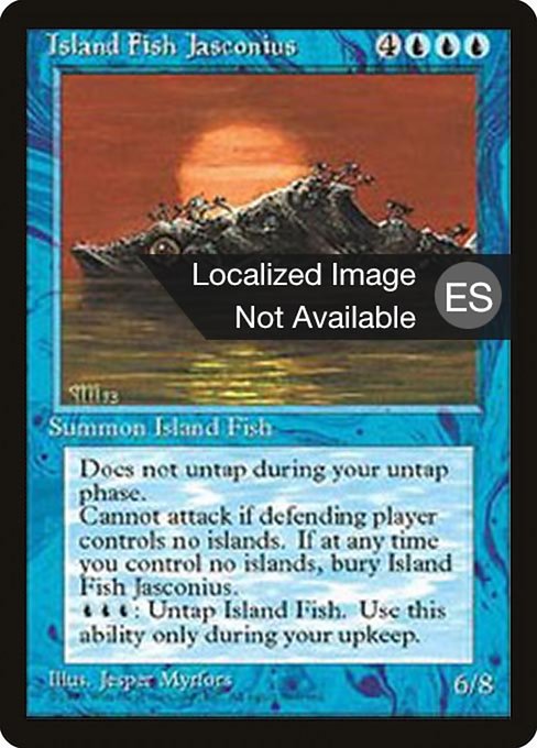 Island Fish Jasconius (78) [Fourth Edition Foreign Black Border]